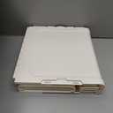 5-Tier Narrow Storage Cabinet Slim Bathroom Storage Cabinet with Movable Wheels Tall Bathroom Organizer Skinny Cabinet for Small SpacesBeige