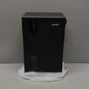 NineSky Dehumidifier, 98 OZ Dehumidifiers for Home, (1100 sq.ft) Dehumidifiers for Basement Bathroom Bedroom with Auto Shut Off, Switchable 7 Colors Light(Black)