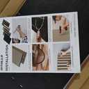 RITOLLO Wood Slat Panels for Wall 2-Piece 94.5"11" Acoustic Panels for Interior Wall Decor 3D Fluted Sound Absorbing Panel - Natural Walnut