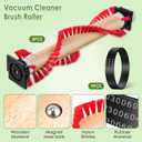 Landhoow Vacuum Roller Brush, Vacuum Belt, Compatible with XL Roller Brush XL Belt 0300604 Compatible with Oreck XL Upright Vacuum Cleaner to Keep Neat and Tidy for Home, Office (3 Pcs)