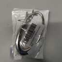 Tizee Oval Star Carabiner Y2K Keychain  Shiny Metal Alloy Key Ring for Women & Men, Bag Charms Purse Pendant