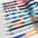 Acrylic Glasses Chain for Women Eye Glasses Holders Around Neck Eyeglass Chain Sunglasses Strap Glasses Lanyard (Blackmixpink)