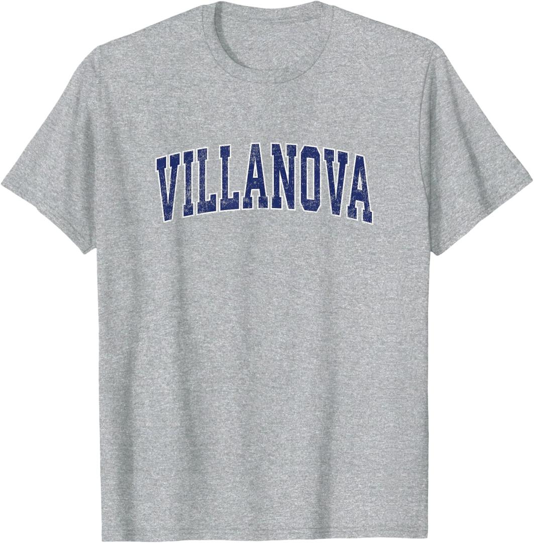 Villanova Pennsylvania PA Vintage Athletic Sports T-Shirt, Gray, Size 3-4T