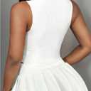 SweatyRocks Women's Cut Out Sleeveless Crop Tank Tops Crisscross Y2K Going Out Tops (S)