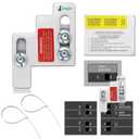 Generator Interlock Kit Fit for GE 100 AMP with 1 3/8" Spacing Between Main Breaker and Generator Circuit Breaker, Includes Interlock Assy, Retention Straps, Labels, Drill bit, Manual, GEN-100