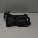 Nooncrazy Arirplane Foot Hammock, No Collapse Foot Rest for Plane Travel with Extended Adjustment Strap, Portable Desk Foot Hammock with Thickened Foam, Foot Sling Travel Essentials to Relax Your Feet (1 Pc Black)