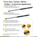 2Pcs Rear Back liftgate tailgate Hatch trunk Struts Lift Supports Compatible With 95-01 740I / 93-01 740IL / 93-01 750IL (Note: Body Code: E38- Non Aluminum Hood)) Shock Gas Spring Prop Rod