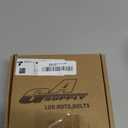 Gasupply 1/2 20 Lug Nuts Black Spline, 1/2-20 Closed End Acorn Tuner Lug Nuts 2 Inch (50mm) Tall Conical Seat 60 Degree for Aftermarket Wheels, 20 Pack+ 1 Lug Nut Lock Key Socket