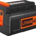 BULL-TECH 40 Volt MAX 2.0Ah Lithium Battery Replacement for Black and Decker 40V Battery, Compatible with All Power 40V Black and Decker Power+ Tools