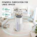 Afloia Air Purifier and Humidifier Combo, Evaporative Humidifier,1,076 ft²