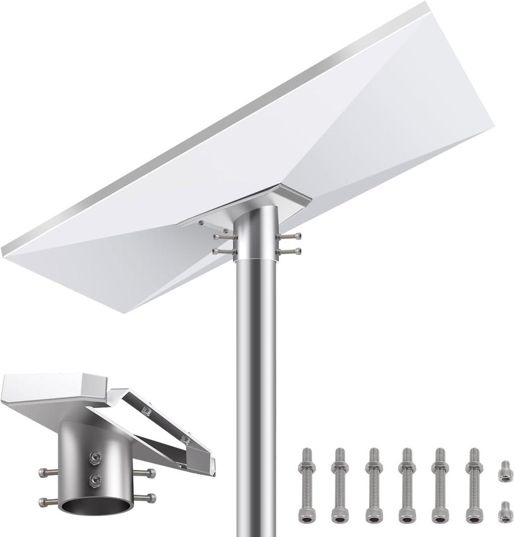 Heavy Duty Starlink Gen 3 Pipe Adapter, Starlink V4 Pole Adapter Mount,Star Link Gen3 Mount,Star Link Gen 3 Pole Mounting Kit, Adjustable Mounting Kits for StarLink Roof, Wall, RV Installation