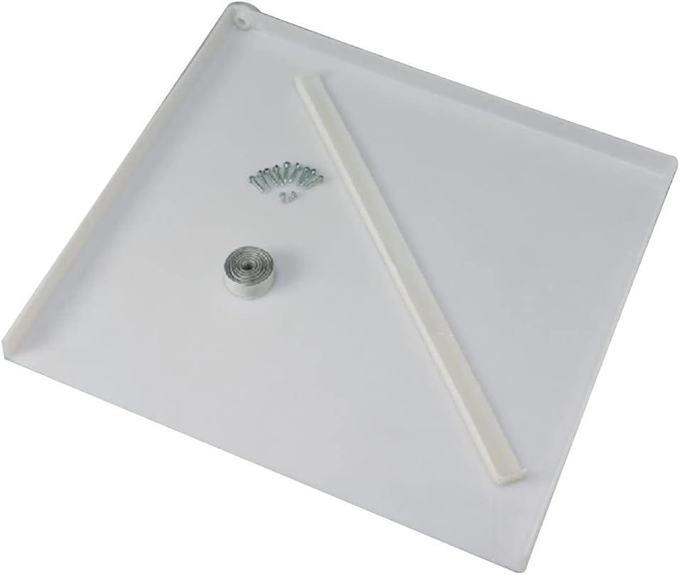 WESTLAND SALES PI-22 Drain-A-Way Pan 24" X 22.5", White