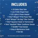 Tetra Complete LED Aquarium 29 Gallons, Includes LED Lighting, Filtration, Heater and Accessories