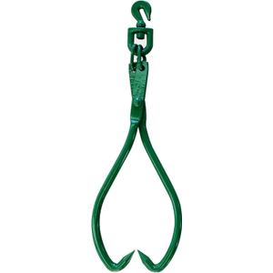 Timber Claw Hook, 25 in - Swivel Log Lifting Tongs Heavy Duty Grapple Timber Claw, Lumber Skidding Tongs Logging Grabber 25" Jaw Opening