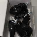 8T8 Office Chair Caster Wheels with 5/16''-18x1 Threaded Stem Caster, Heavy Duty 3" Replacement Rubber Office Chair Wheels for Smart Home Offices, Safe for Hardwood Tile Floors