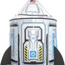 Wilwolfer Rocketship Tent for Kids: Space Toys for Kids-Space Decor for Boys Room-Outdoor Toys for Toddlers