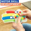 3 x 2-Pack Color Sorting Sensory Toys Perfect for Fine Motor Skills Toys for 3 4 5 Years Old Toddler Montessori Travel Toys Sensory Toy for Toddler Preschool Gift for Calm Down Color
