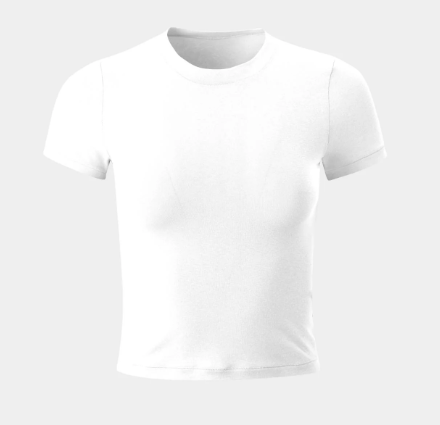 Florence By Mills Women's Bright Side Fitted Crew White, 2XL