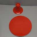 Round Cake Stand 10" Melamine Cake Display Stand Dessert Cupcake Display Tray for Wedding,Birthday,Party,Baby Shower,Anniversary,Ceremony-Red