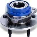 Autoround 513203 Wheel Hub and Bearing Assembly for 00-08 Chevy Impala, 03-07 Buick Regal, 03-08 Pontiac Grand Prix, 5 Lugs Non ABS