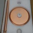 Akicon Paper Towel Holder Stand for Kitchen Countertop & Dining Room Table (Copper, Classical)