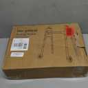 Folding Walkers for Seniors with 2 Skis and 5" Wheels, Lightweight Adult Rolling Walker, Supports Up to 350 Pounds, Adjustable Height, Aluminum Standard Walker, Silver