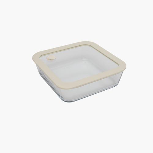 Juvale Glass Container, White