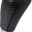HOPESPANNER Car Automatic Gear Stick Shift Knob for Toyota for Toyota RAV4 Corolla Avalon 4Runner Sienna Tacoma for Lexus ES GS Black Carbon Fiber Pattern Replace Parts Vehicle Components