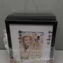 decorUhome 8x10 Picture Frame Set of 10, Display Photos 5x7 with Mat or 8x10 Unmatted for Picture Frames Collage Wall Decor, Black