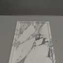 Real Luxurious Natural Marble Vanity Tray Genuine Marble Storage Tray for Home Decor Stone Tray for Bathroom/Kitchen/Vanity/Dresser NonResin/(arabescato)