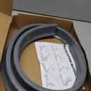 Duzzy 39 Inch Shower Threshold Water Dam, Shower Water Guard to Keep Water in Shower, Shower Water Stopper Dry and Wet Separation Suitable for Bathroom and Kitchen