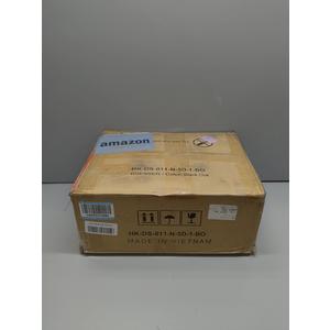 Furnulem 5 Drawer Black Dressers for Bedroom 2 Tier Shelf Storage Small Fabric Dresser for Closet Sturdy Metal Frame Modern Style Storage Cabinets Organization Units for Hallway Rooms