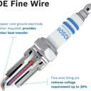 Bosch Automotive 9614 OE Fine Wire Double Iridium Spark Plug - Pack of 4