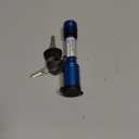 RETRUE Trailer Hitch Receiver Pin Lock - Black, 2 Inch Receiver, 5/8" Dia Hitch Lock for Securely Locking Trailer Hitch with Two Keys, Blue