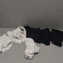 Amazon Essentials Men's Slim Fit Breathable Cotton Tank Undershirts, Pack of 6, XL, Black/White
