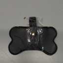 Sosoport Dog Poop Bag Holder Dispenser Reusable Leash Attachment for Convenient Waste Collection for Walking Outdoor Pet Accessory Black Pack of 2