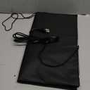 1 pcs 35" L x15 W Electric Heated Outdoor Faucet Cover for Winter Freeze Protection Heating Hose Bib Covers for Winter, Water Pipe Heater for Garden Faucet Insulated Spigot Protector, Black