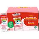 Horizon Organic Shelf Stable 1% Lowfat Strawberry Milk Boxes, Pack of 12 - 8g Protein per Serving (EXP 09/24/26)