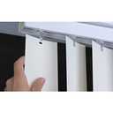 Vertical Blinds Replacement Slats Heavy Duty PVC Smooth Curved (White) You Pick Size and Quantity