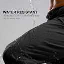G Gradual Men's Fleece Joggers with Zipper Pockets Winter Warm Pants Water Resistant Athletic Workout Gym Sweatpants for Men (Black, XL)