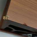 10-in-1 Record Player with Built-in Speakers Wireless Playback, CD & Cassette Player, USB Player, AM/FM Radio, 3 Speeds Turntable Vinyl Record Player Mahogany