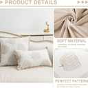 BirdNest Fall Pillow Covers Pumpkin Throw Pillowcase Pack of 2 Thanksgiving Decoration Embroidery Modern Jacquard Couch Cushion Covers for Autumn Fall Decorations (Pumpkin, 12x20 Inch)