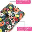 Supfitness Mastectomy Pillow Hysterectomy Pillows C Section Recovery Must Haves Essentials Products Seat Belt Cushion Post Surgery Gifts for Women Breast Pillow Cushion with Insert Ice Pockets