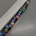 Betem Metallic Paint Markers, 18 Colors Acrylic Metallic Markers for Black Paper, 2mm Medium Tip Glitter Pens Scrapbooking Supplies, Teacher Appreciation Gift, Rock, Photo Albums, Card Making Kit