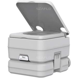 SEAFLO Portable Toilet for Marine, RV, Camping and Boat (2.6 Gallon)