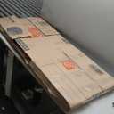 3 Panel Short Room Divider Screen, Beige Freestanding Partition, Small Bamboo Panel Divider for Room Separation,3.95 FT Tall