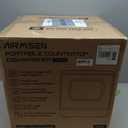 AIRMSEN Portable Countertop Dishwashers, 5 Washing Programs Mini Dishwashers with 1.2 Gal Built-in Water Tank and Double-layered Glass Door, No Hookup Needed for Home, Apartments & RVs