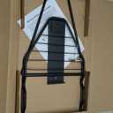 WALMANN Wall Mounted Horizontal Bike Rack, Foldable Space Saving Bicycle Storage Solution for 2 Bikes, Indoor Bike Storage for Garage