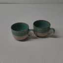 Bosmarlin Large Ceramic Coffee Mug Set of 2, Stoneware Jumbo Latte Mugs for Office and Home, 16 Oz, Dishwasher and Microwave Safe