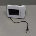 Projection Electronic Clock, Portable Desktop Alarm Clock with Temperature Humidity Display for Office Bedroom, Compact Design Easy to Operate, Large Screen Clear Font